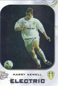 Harry Kewell Leeds United 2000 Futera Fans' Selection Electric #E/HK